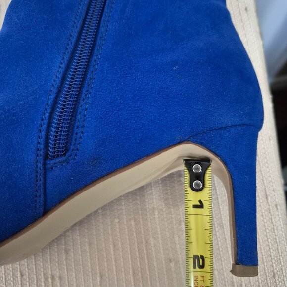 Blue (faux) Suede Booties! - Picture 12 of 12